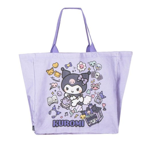 Kassi: Hello Kitty - Kuromi, Purple Shopping Bag