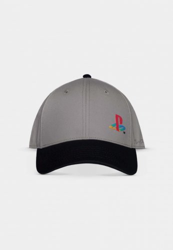 Lippis: Playstation - Logo, Grey/Black Adjustable