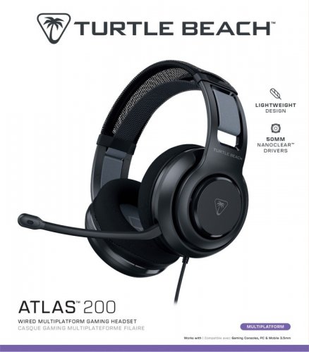 Turtle Beach: Atlas 200 MP - Black