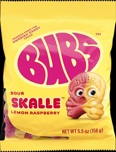 Bubs: Fruity Lemon Mix Skalle (90g)
