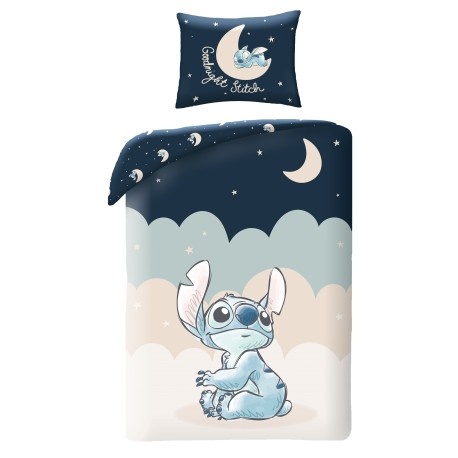 Pussilakanasetti: Lilo and Stitch - Goodnight Stitch (160x200cm)