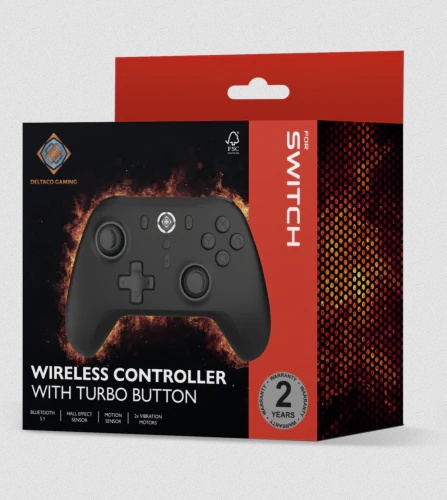 Deltaco Gaming: Wireless Switch Controller (Hall Effect)