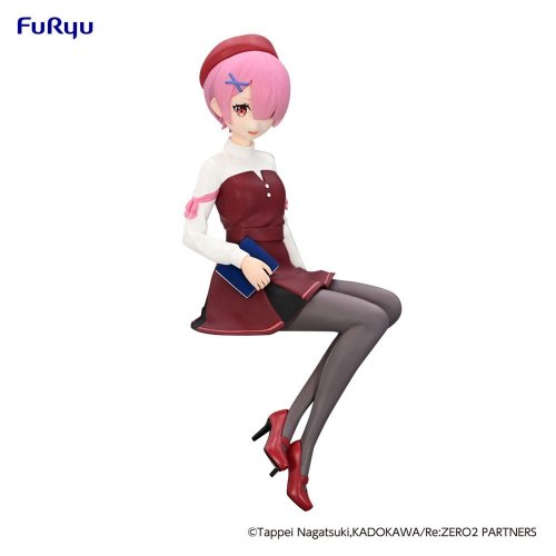 Figu: Re:Zero World Noodle Stopper - Ram Book Girl Ver. (14cm)