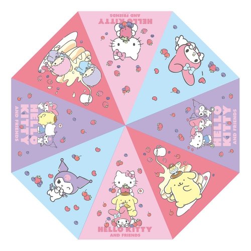 Sateenvarjo: Sanrio - Hello Kitty & Friends, Red/Pink/Blue/Purpl