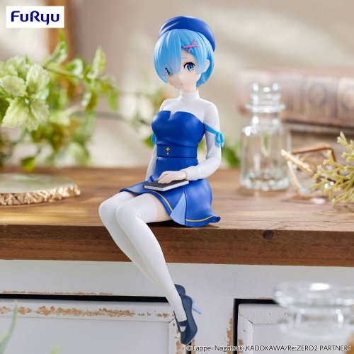 Figu: Re:Zero Noodle Stopper - Rem Book Girl Ver. (15cm)