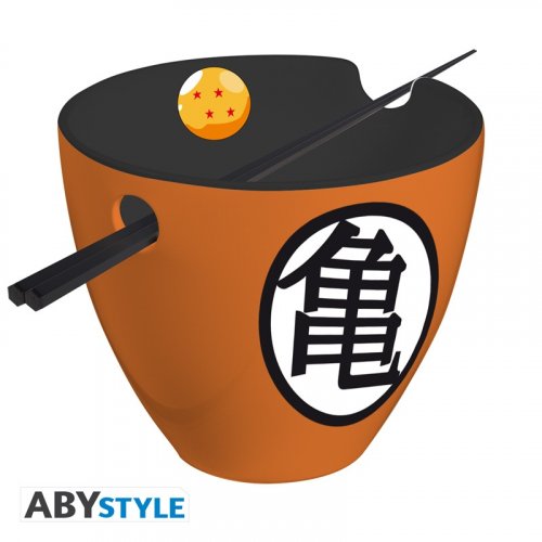 Kulho: Dragon Ball - Goku Symbols, Ramen Bowl With Chopsticks