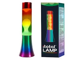 Laavalamppu: I-total - Rainbow (30cm)