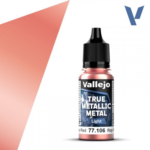 Maali: 77106 True Metallic Light Ruby Red (18ml)