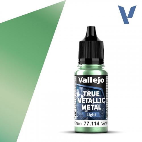 Maali: 77114 True Metallic Light Dusken Green (18ml)