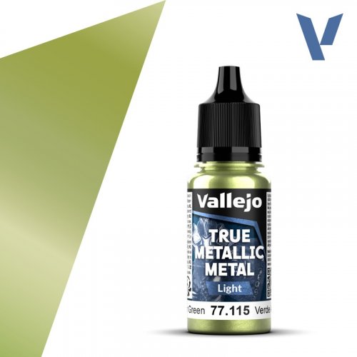 Maali: 77115 True Metallic Light Amber Green (18ml)
