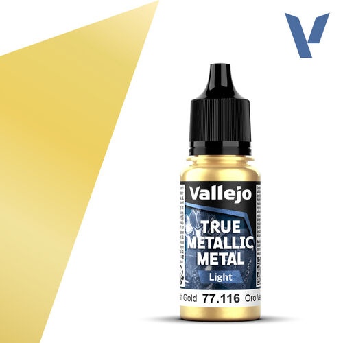 Maali: 77116 True Metallic Light Greenish Gold (18ml)