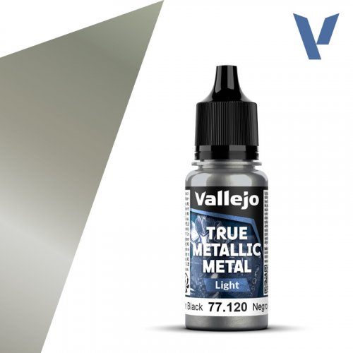 Maali: 77120 True Metallic Light Obsidian Black (18ml)