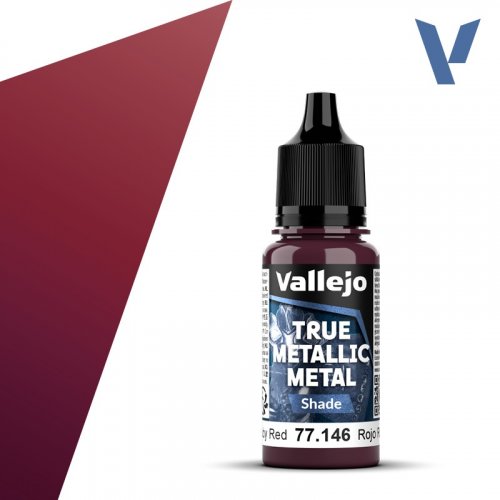 Maali: 77146 True Metallic Shade Ruby Red (18ml)