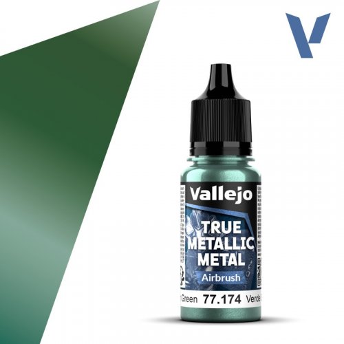 Maali: 77174 True Metallic Air Dusken Green (18ml)