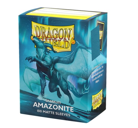 Dragon Shield: Standard Sleeves - Matte Sparkles Amazonite