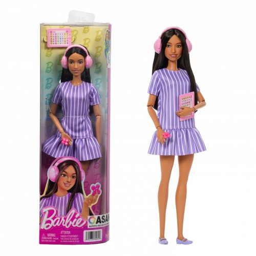 Barbie: Fashionistas Purple Stripes (Autistic)