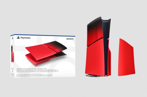 Playstation 5: Slim Cover - Vaihtokuoret (Hyperpop - Techno Red)