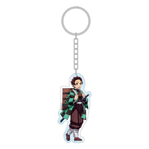 Avaimenper�: Demon Slayer - Tanjiro Holographic Acrylic (8cm)