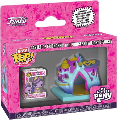 Funko Bitty Pop! Town: My Little Pony Castle Of Friendship & PTS