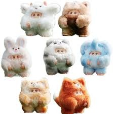 Avaimenper�: Giggle Monster - Furry Forest Series Vinyl Blind Box (Satunnainen)