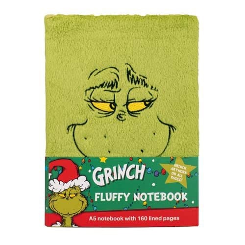 Muistikirja: The Grinch - Fluffy Notebook (A5)
