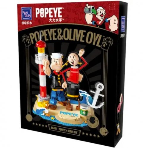 Pantasy: Popeye With Olive Oyl Construction Set (1209)