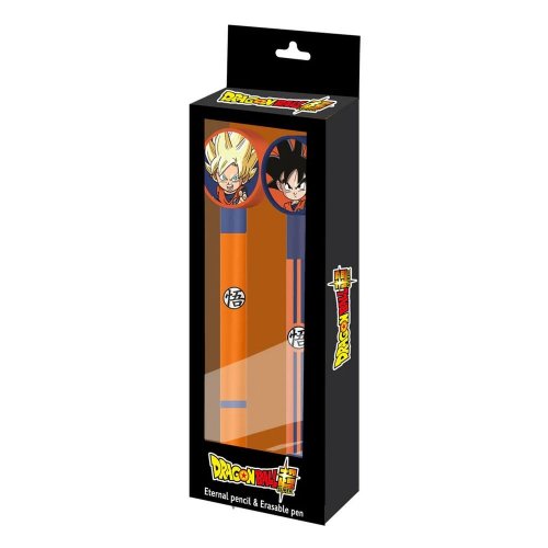 Kirjoitustarvikesetti: Dragon Ball - Orange & Blue, 2-pack