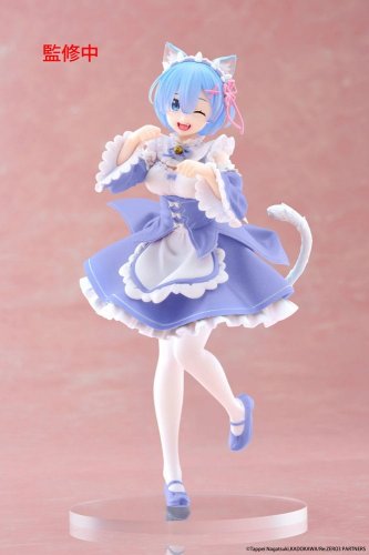 Figu: ReZero - Coreful Rem Cat Maid Ver. Renewal (18cm)