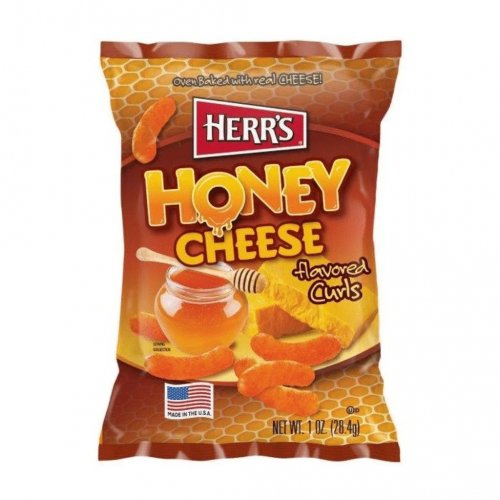 Sipsi: Herrs Honey Cheese Curls (28g)