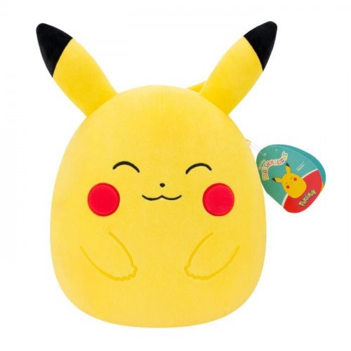 Pehmo: Pokemon - Squishmallows Happy Pikachu (25cm)