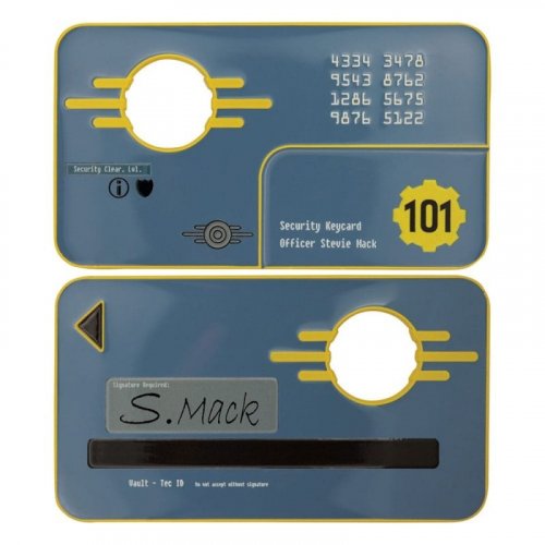 Fallout: Fallout 3 Replica - Vault 101 Security Keycard, Limited