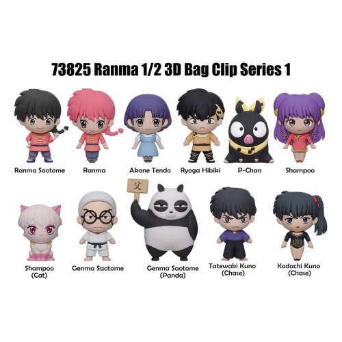 Figu: Ranma 1/2 - Bag Clips Series 1 (Satunnainen)